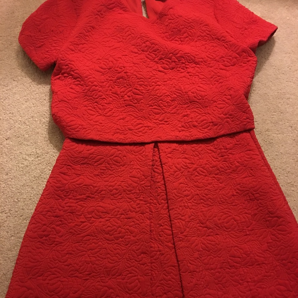 Red dress
